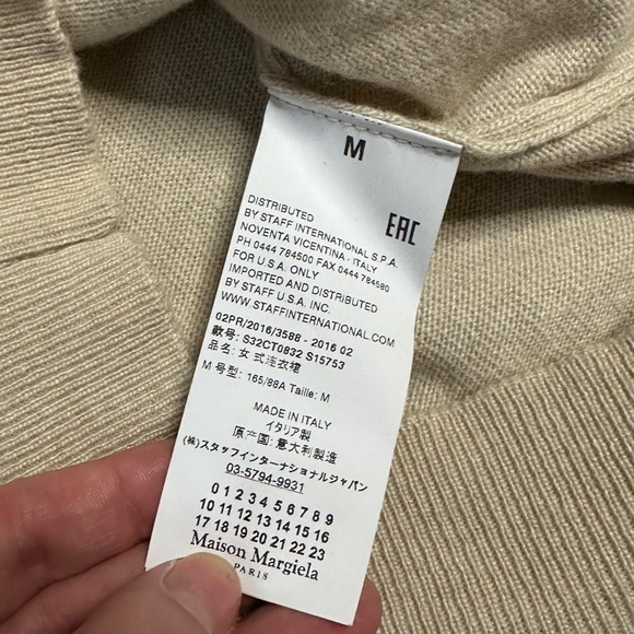 Mm6 Maison Margella Fringe Mini Dress Medium - Picture 8 of 9